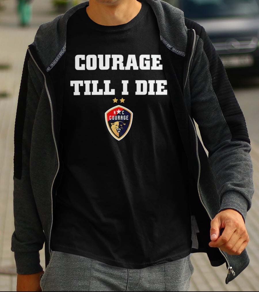 North Carolina Courage Till I Die NC Courage Soccer Emblem T-Shirt