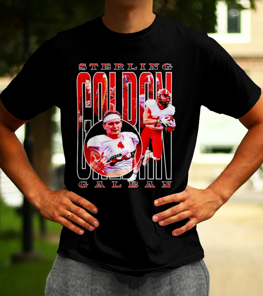 Sterling Galban Jacksonville State Gamecocks Football Star Receiver T-Shirt
