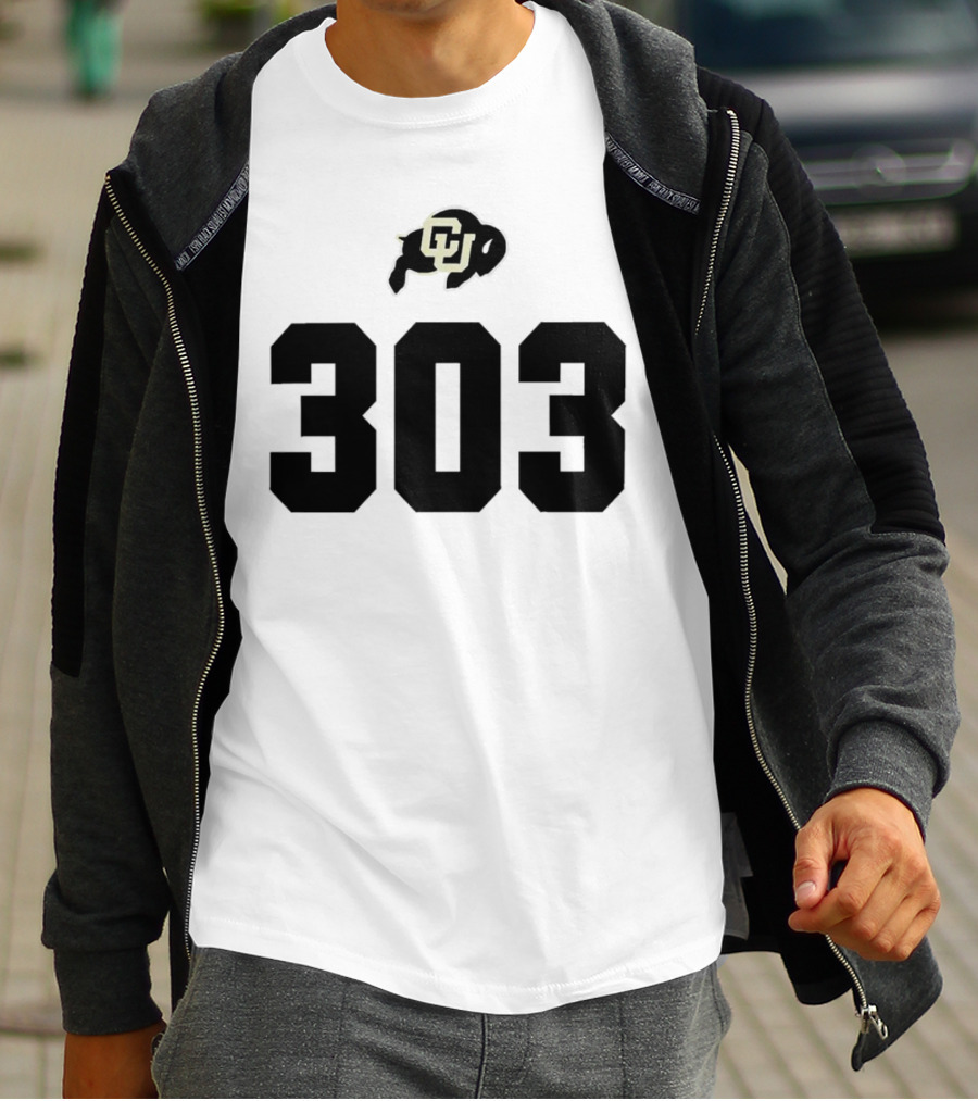 Colorado Buffaloes CU Logo 303 T-Shirt