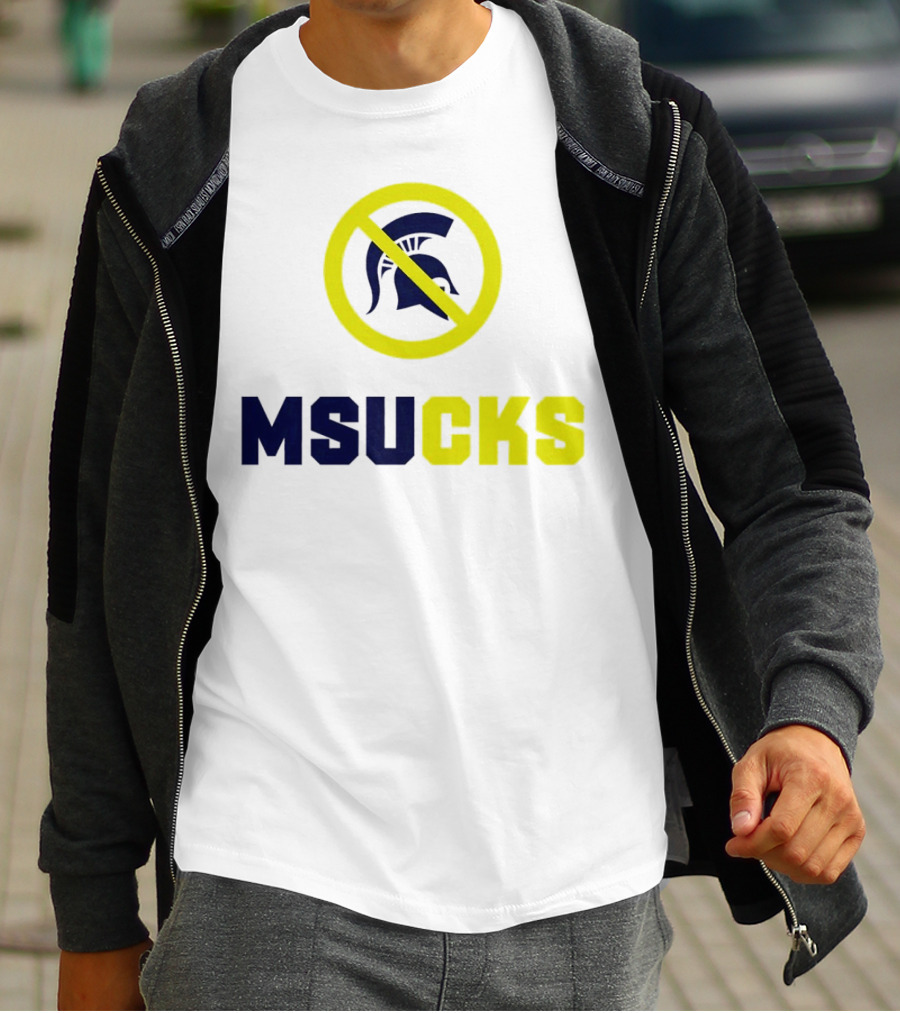 MSU Spartans MSUCKS Rivalry Ban T-Shirt