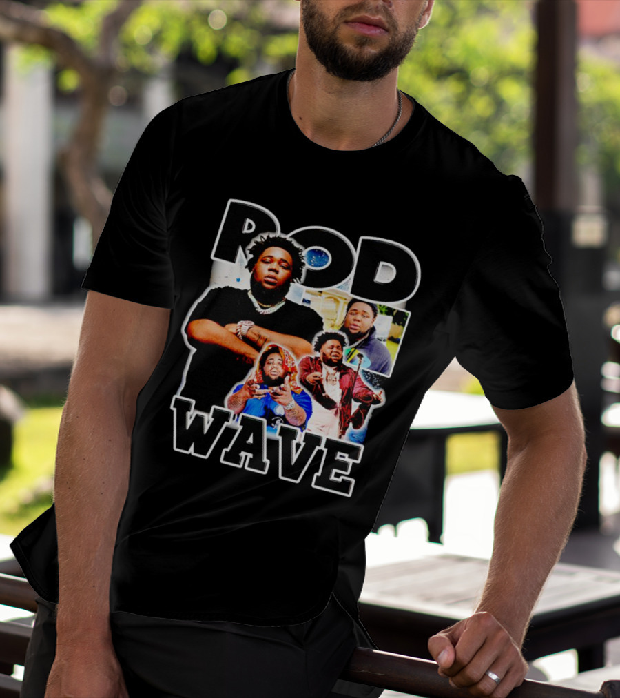 Rod Wave Vintage Collage Hip Hop T-Shirt