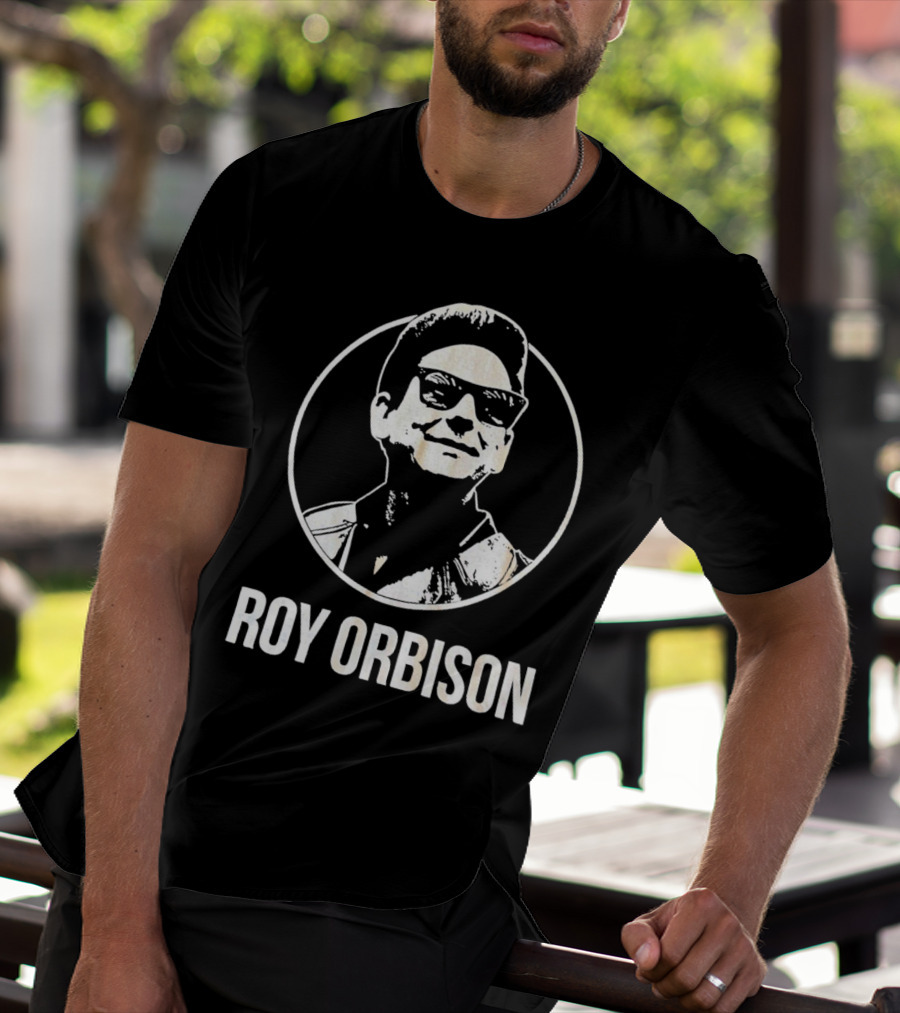 Roy Orbison Iconic Circle Sunglasses T-Shirt