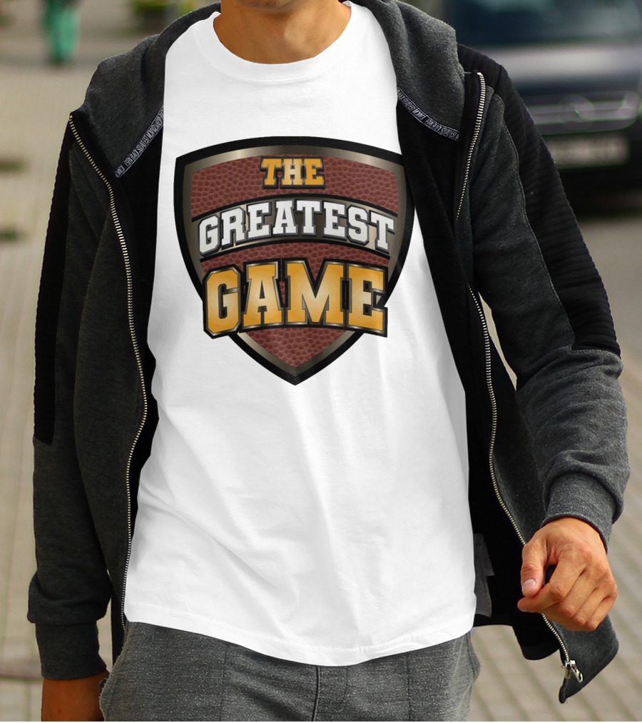 The Greatest Game Basketball Shield T-Shirt