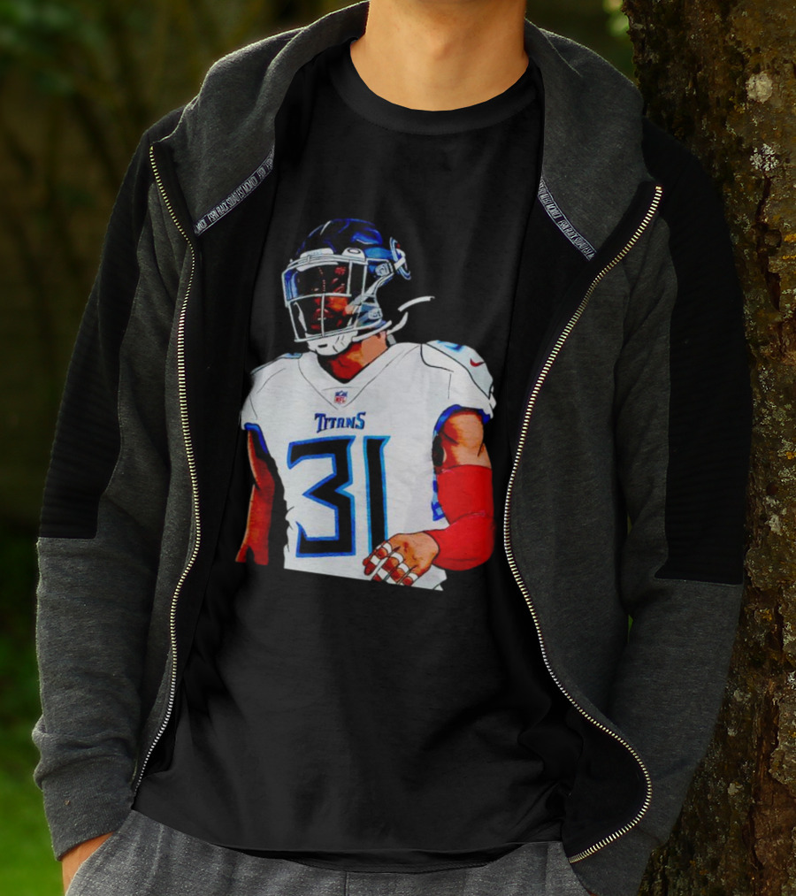 Kevin Byard Tennessee Titans 31 Cartoon NFL Player T-Shirt