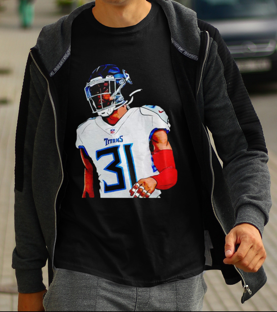 Kevin Byard Tennessee Titans 31 Cartoon NFL Player T-Shirt