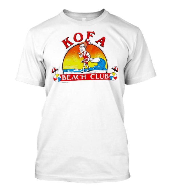 Kofa Beach Club Sunset Surfer T-Shirt