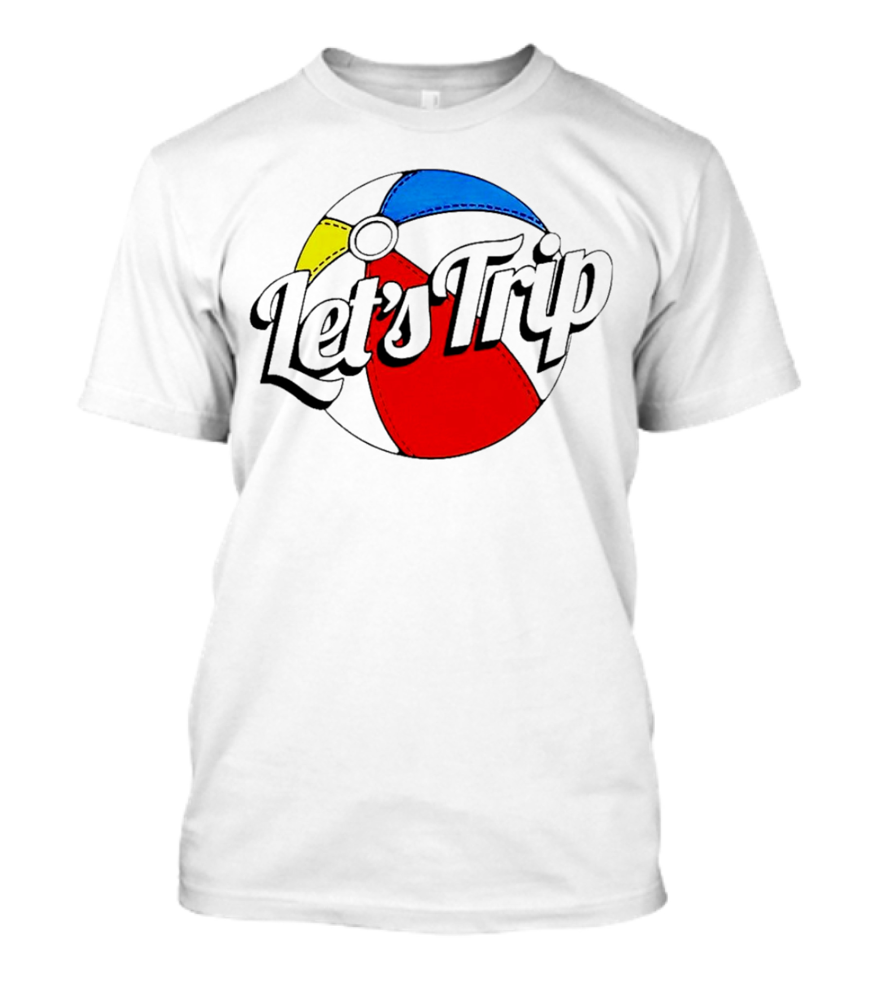 Let's Trip Colorful Beach Ball Adventure T-Shirt