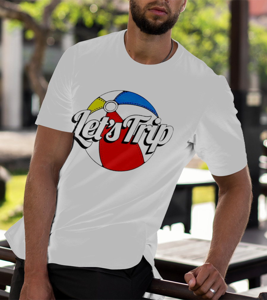 Let's Trip Colorful Beach Ball Adventure T-Shirt