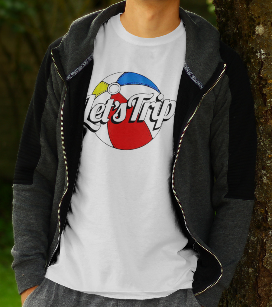 Let's Trip Colorful Beach Ball Adventure T-Shirt