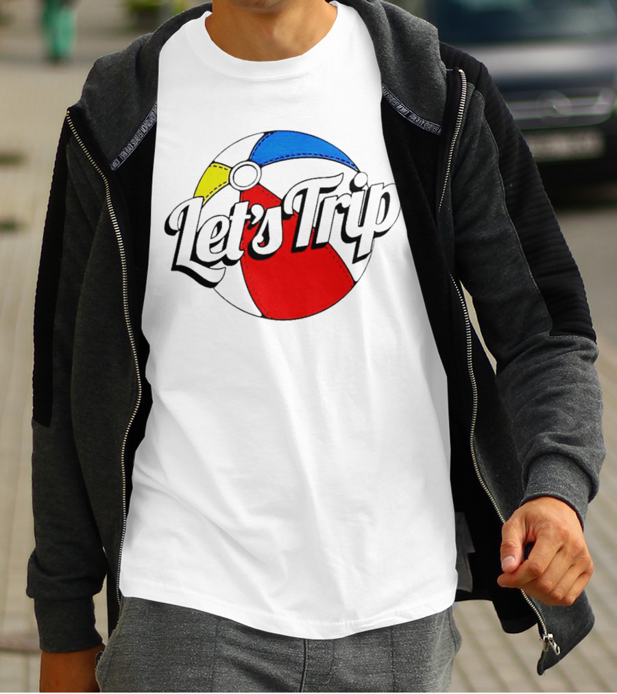Let's Trip Colorful Beach Ball Adventure T-Shirt