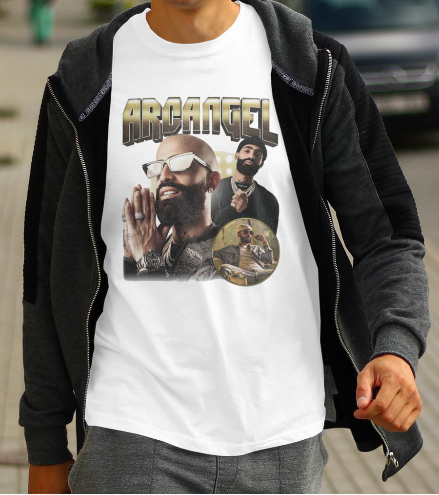 Arcangel Rapper Vintage Style Collage T-Shirt