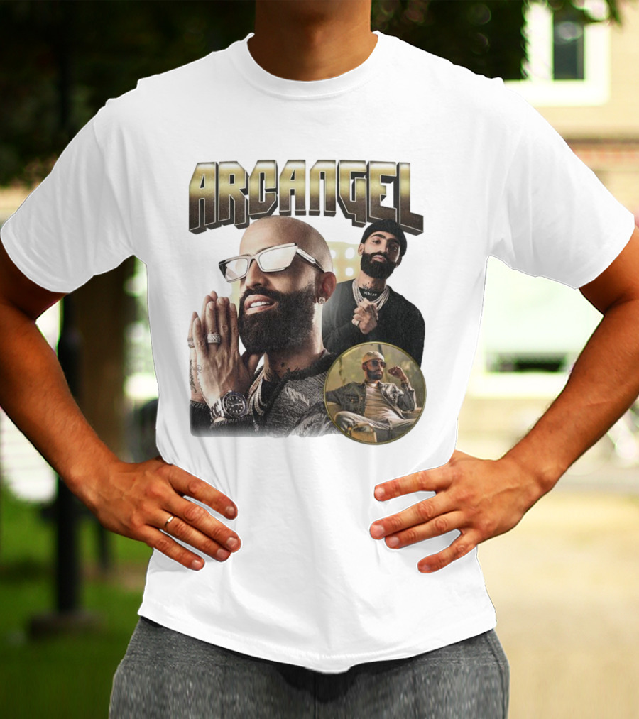 Arcangel Rapper Vintage Style Collage T-Shirt