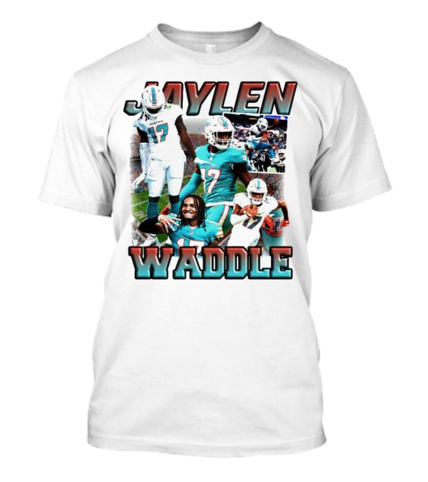 Jaylen Waddle Miami Dolphins Football Player Number 17 T-Shirt
