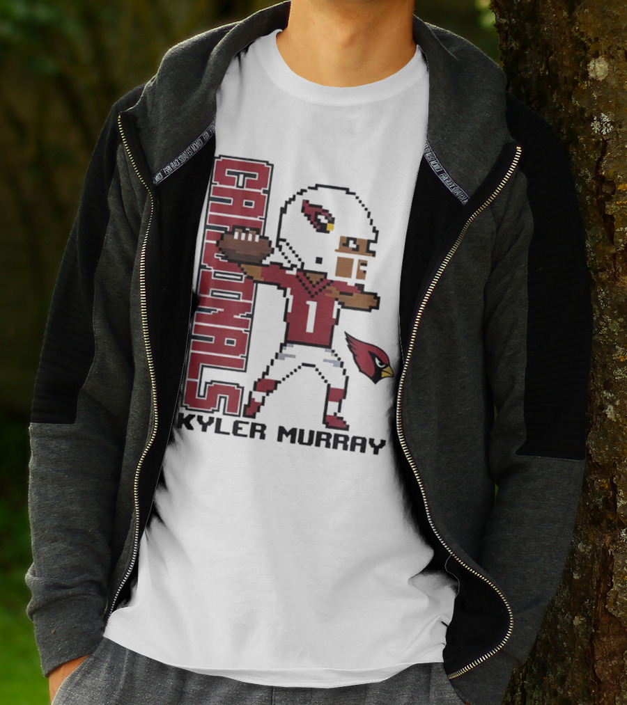 Cardinals Kyler Murray Arizona Football Pixel T-Shirt