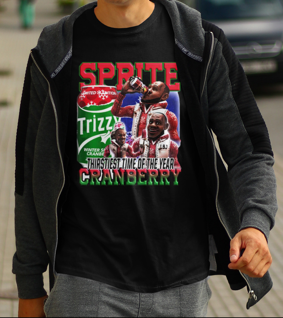 Sprite Cranberry Winter Spiced Trizzy Thirstiest Time Of The Year T-Shirt