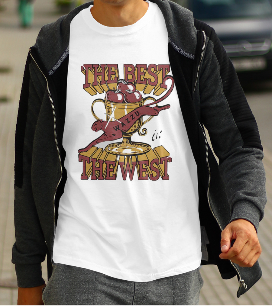 Wazzu The Best In The West Trophy Panther T-Shirt