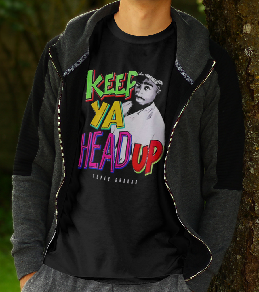 Keep Ya Head Up Tupac Shakur Vibrant T-Shirt