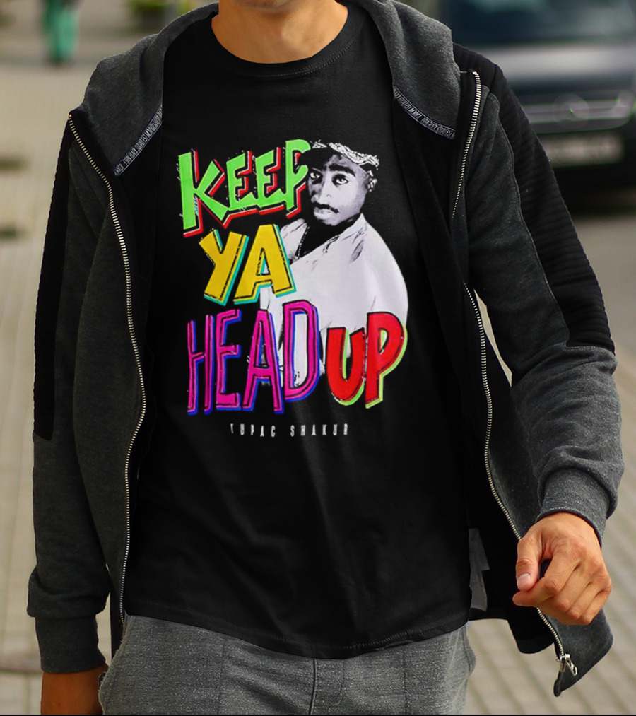 Keep Ya Head Up Tupac Shakur Vibrant T-Shirt