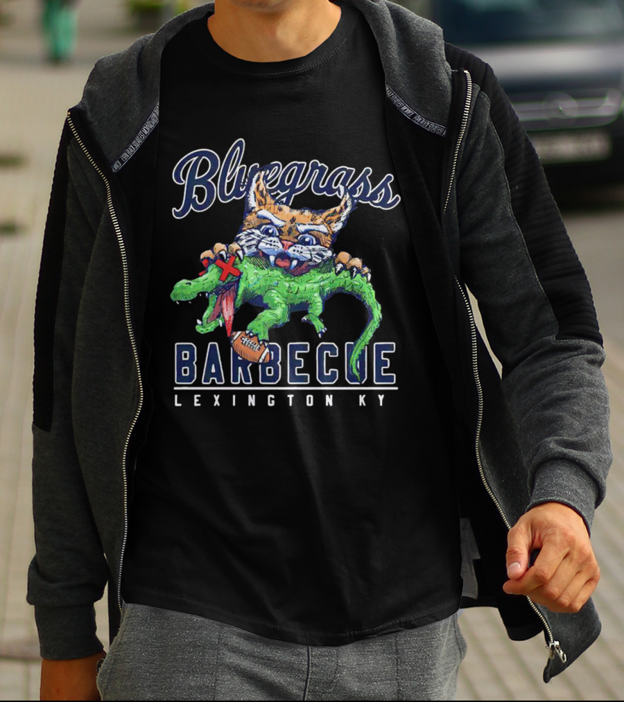 Kentucky Wildcats Bluegrass Barbecue Lexington KY Football Gator Rivalry T-Shirt