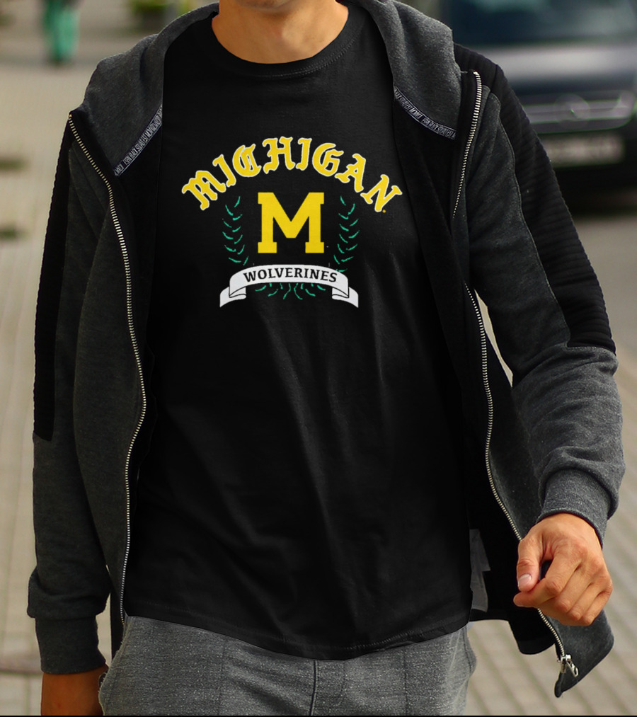 Michigan Wolverines M Vintage Arch T-Shirt