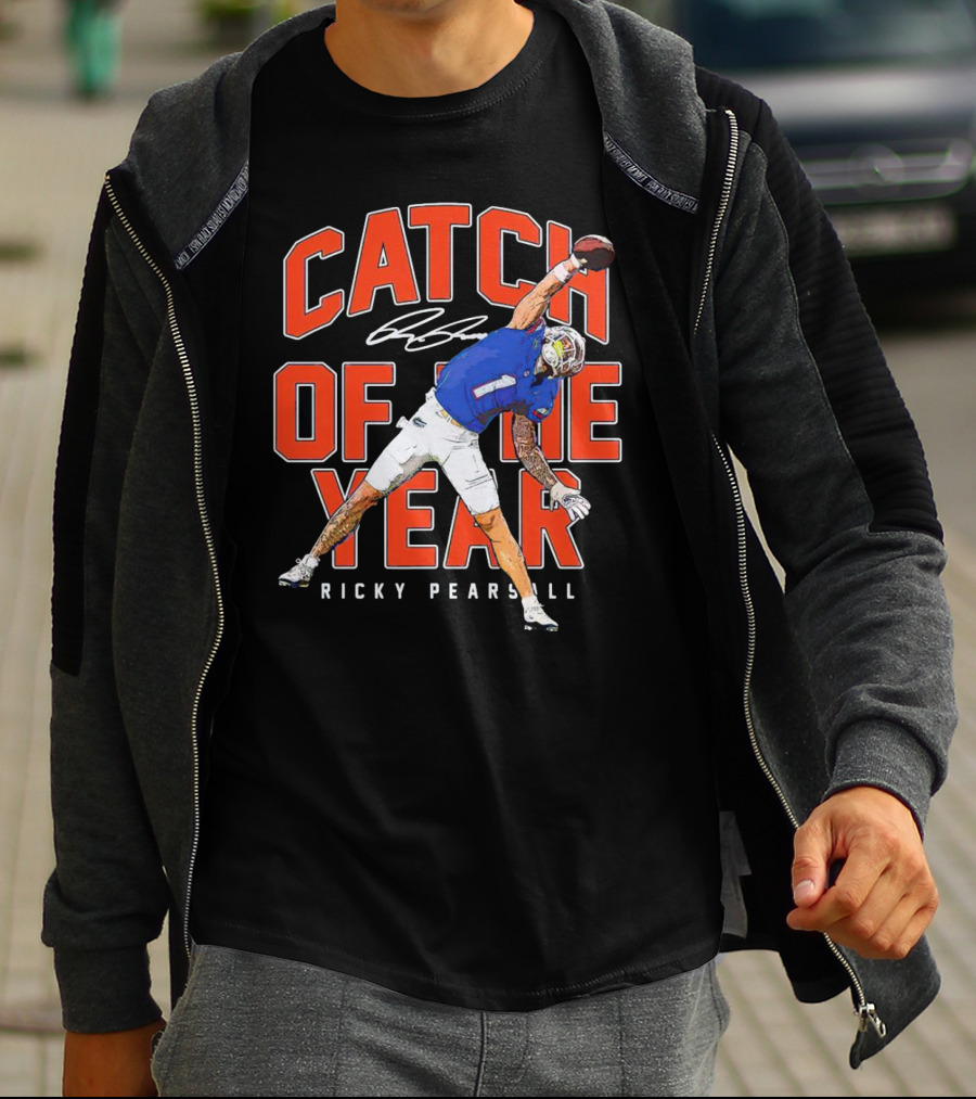 Catch Of The Year Ricky Pearsall Signature Football Moment T-Shirt