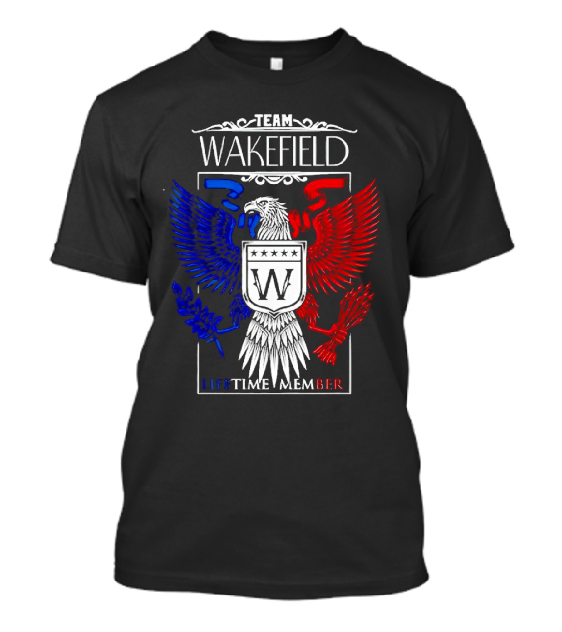 Team Wakefield Lifetime Member Eagle Crest T-Shirt
