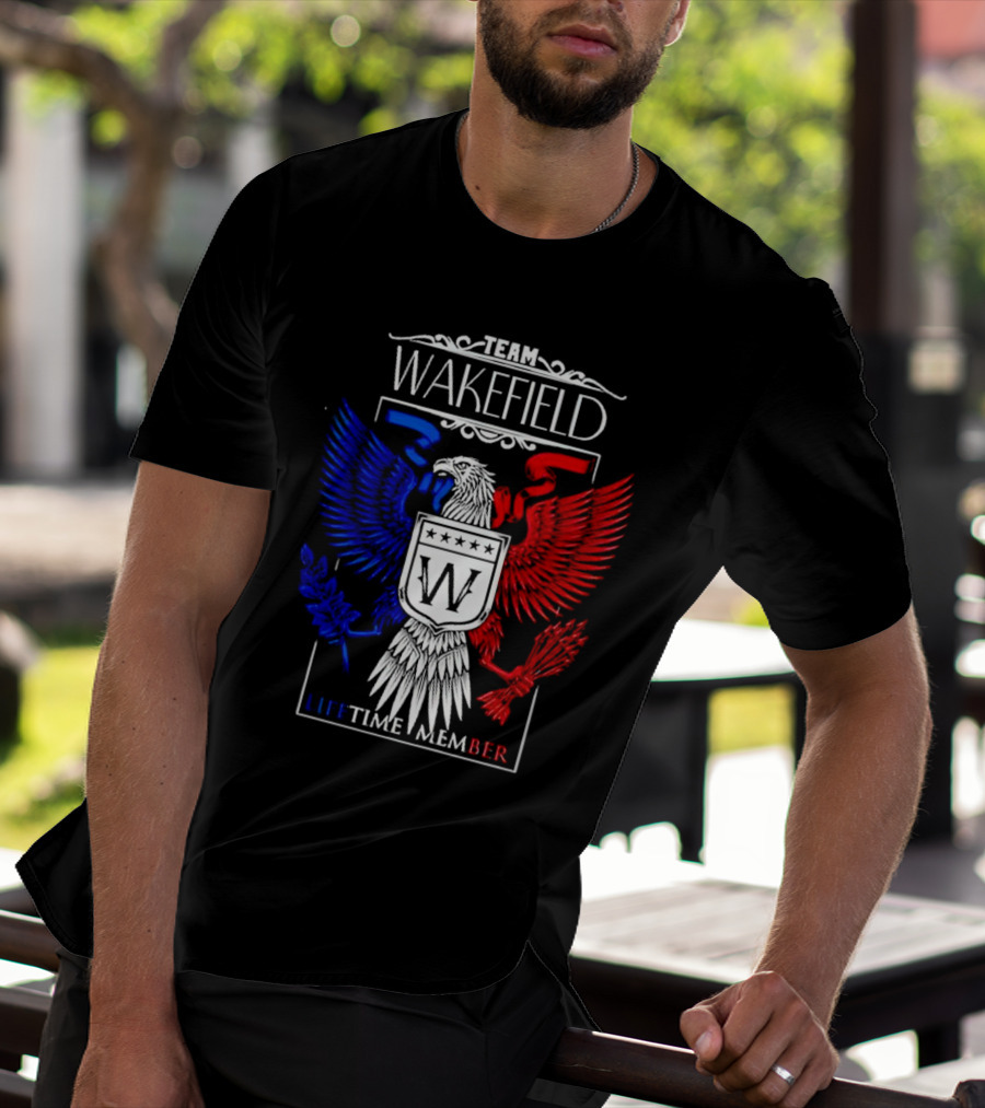 Team Wakefield Lifetime Member Eagle Crest T-Shirt