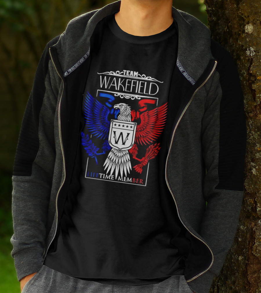 Team Wakefield Lifetime Member Eagle Crest T-Shirt