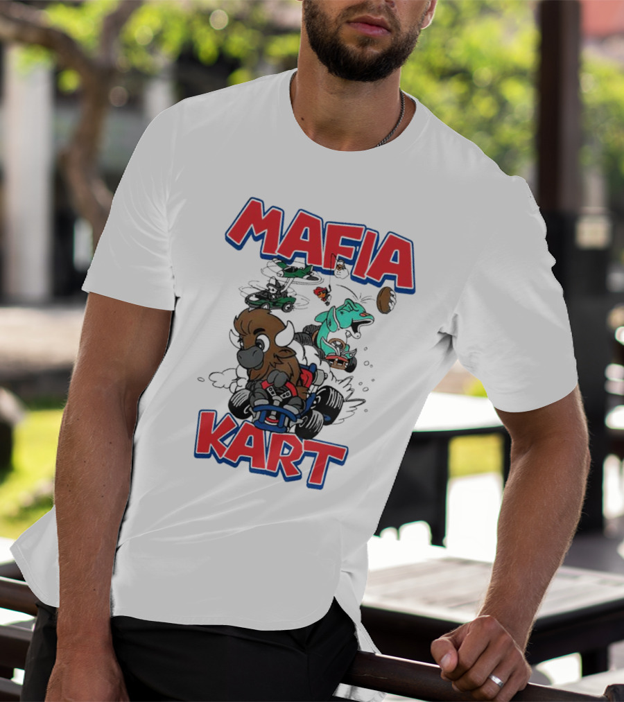 MAFIA KART Racing Animals In Action T-Shirt