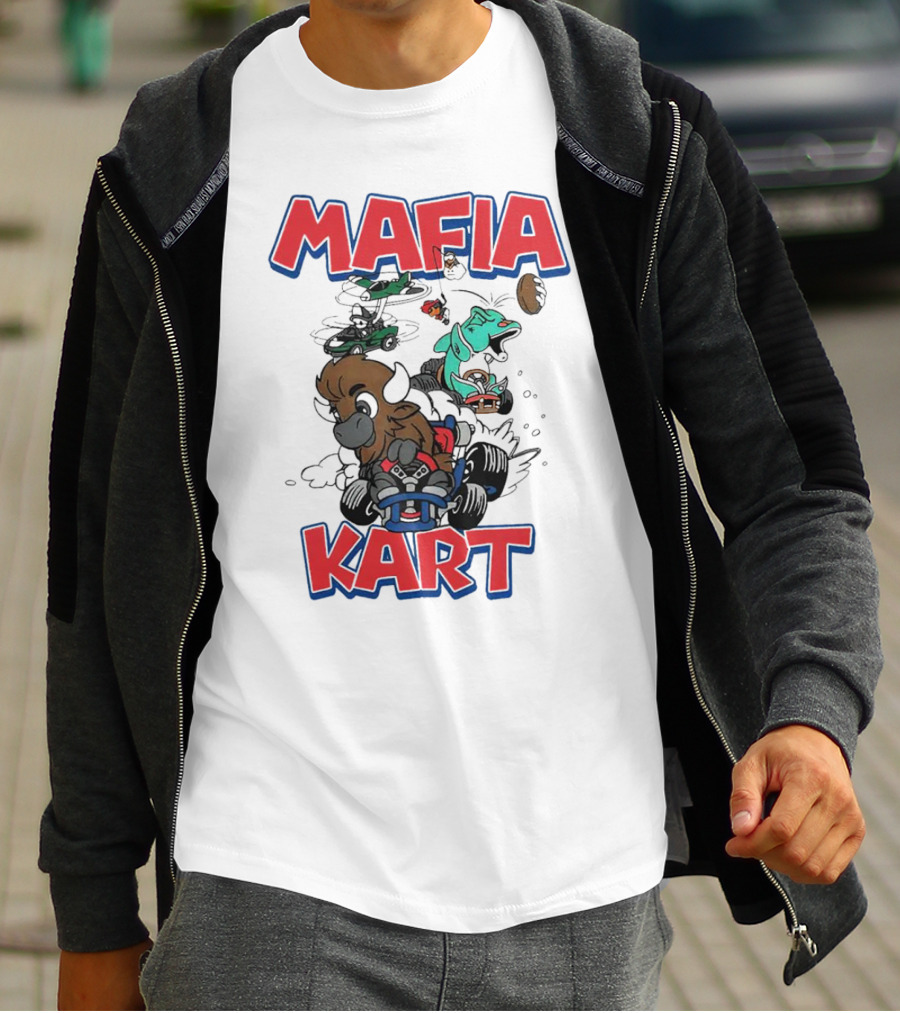 MAFIA KART Racing Animals In Action T-Shirt