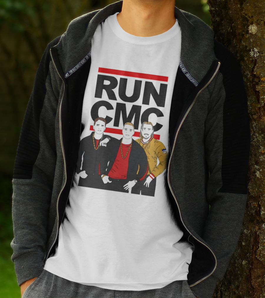 RUN CMC Remake Retro Hip-Hop Style Trio T-Shirt