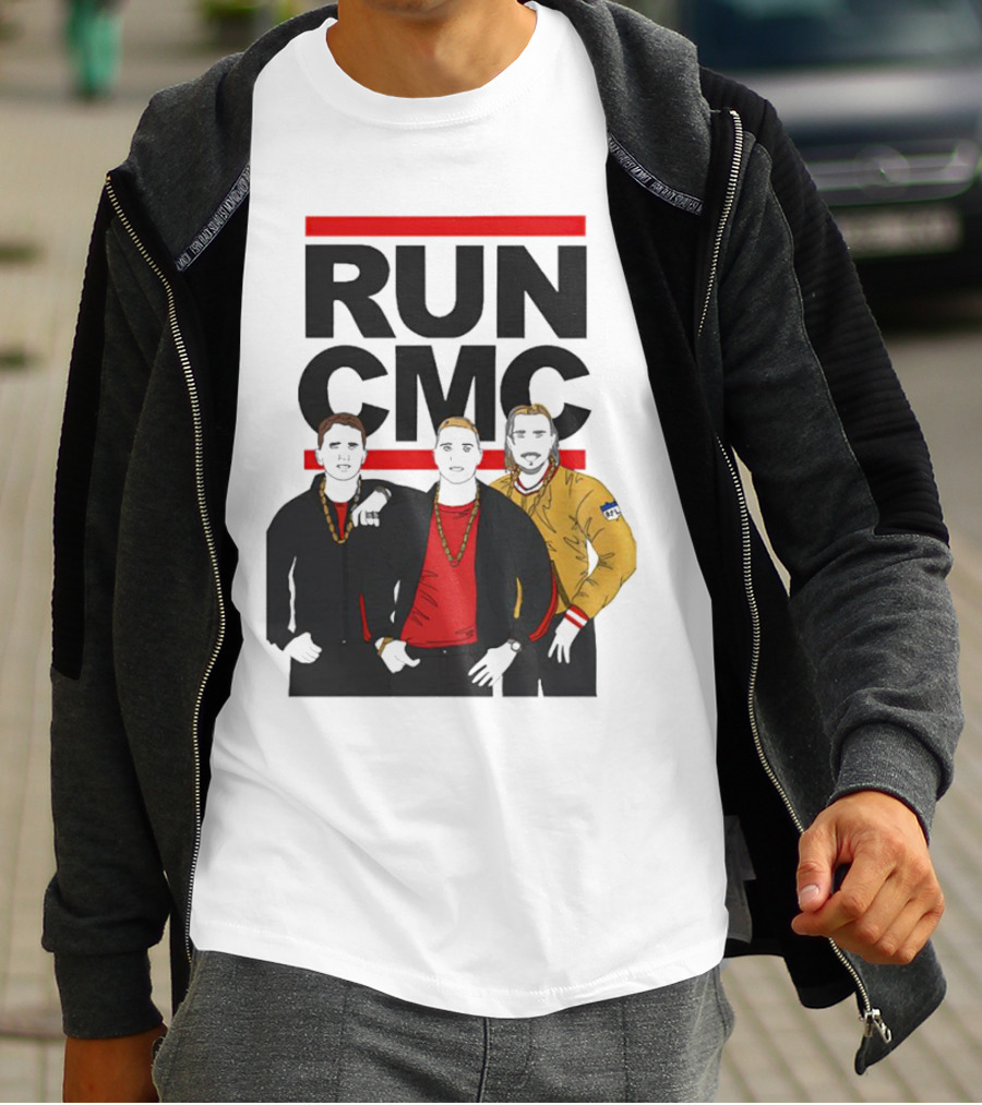 RUN CMC Remake Retro Hip-Hop Style Trio T-Shirt