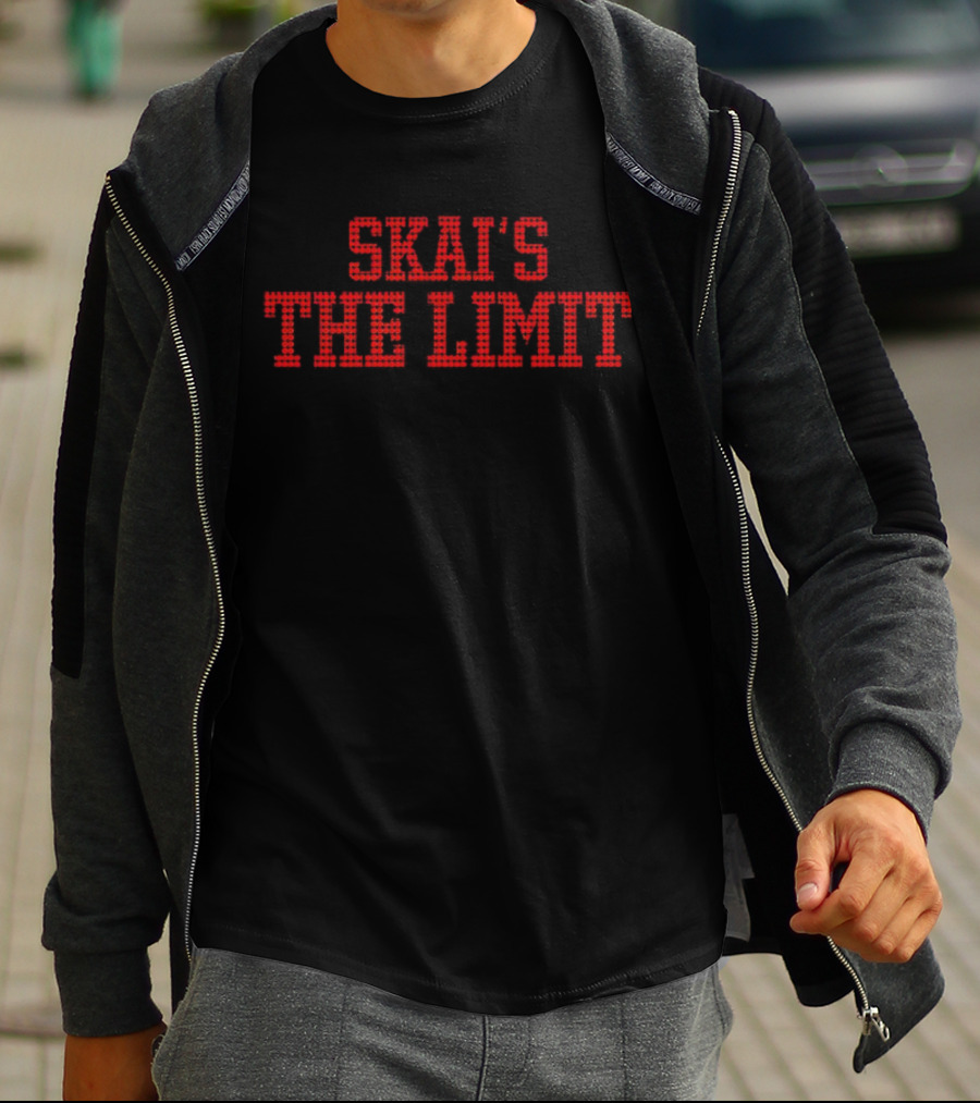 Skai's The Limit Red Lettering T-Shirt