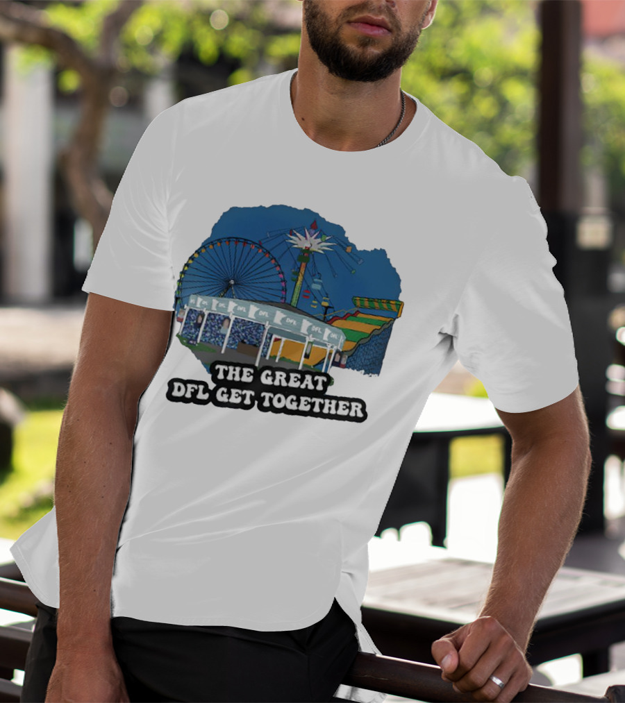 The Great DFL Get Together Ferris Wheel Carnival Scene T-Shirt