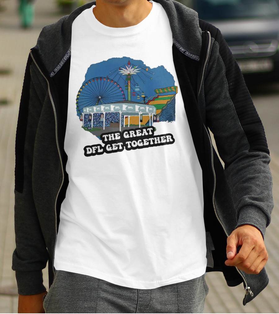 The Great DFL Get Together Ferris Wheel Carnival Scene T-Shirt