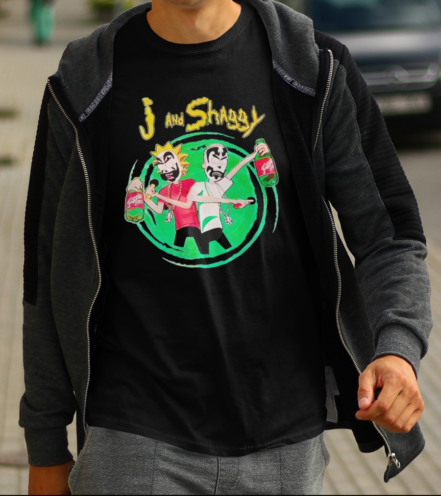 J And Shaggy Insane Clown Posse Rick And Morty Crossover Image T-Shirt