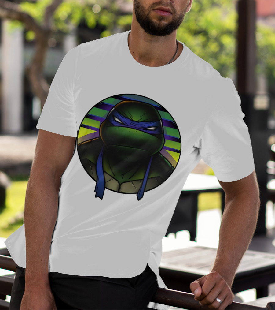 Leonardo Teenage Mutant Ninja Turtles Vintage Mutant Blue T-Shirt