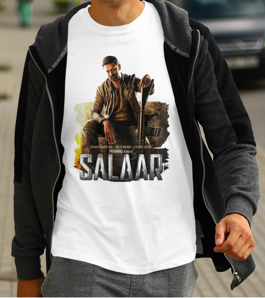 Salaar Prabhas In The Most Violent Men Called One Man The Most Violent T-Shirt