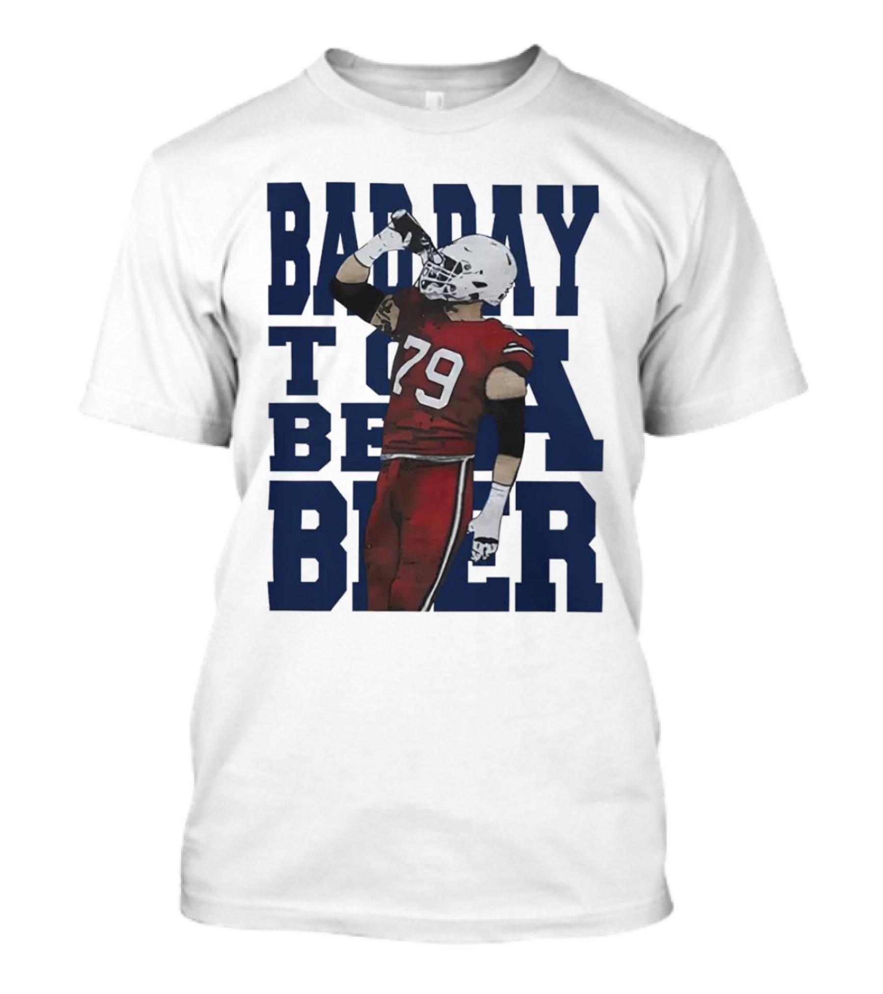 Spencer Brown Buffalo Bills 79 Bad Day To Be A Beer T-Shirt