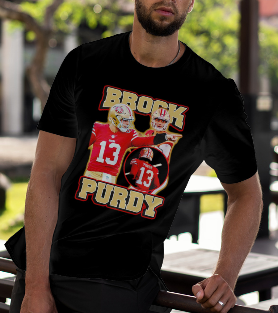 Brock Purdy San Francisco 49ers NFL Quarterback Football Number 13 T-Shirt