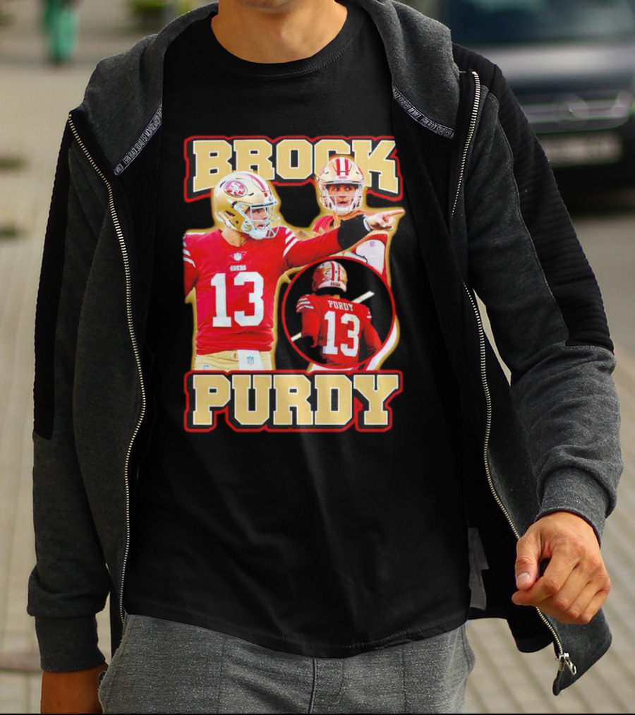 Brock Purdy San Francisco 49ers NFL Quarterback Football Number 13 T-Shirt