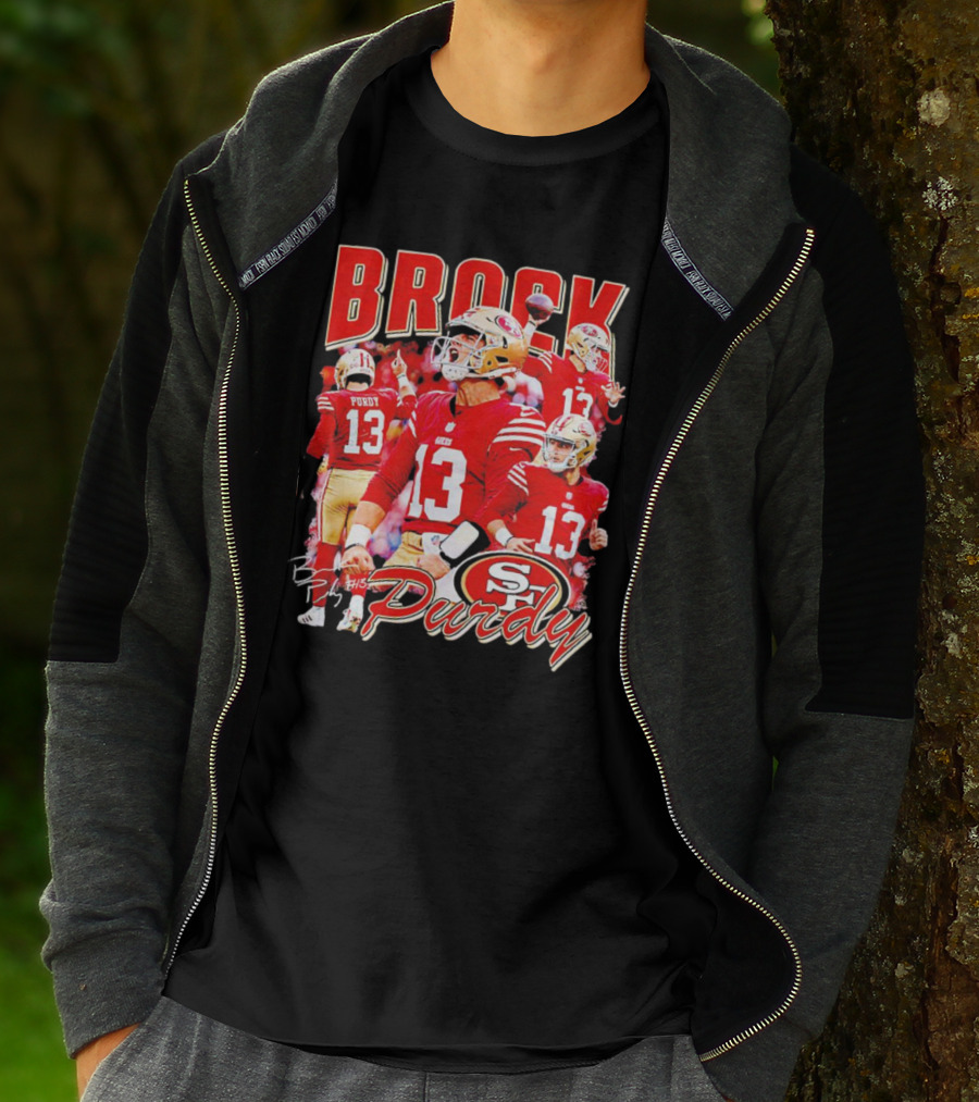 Brocky Purdy San Francisco 49ers Number 13 Signature SP T-Shirt