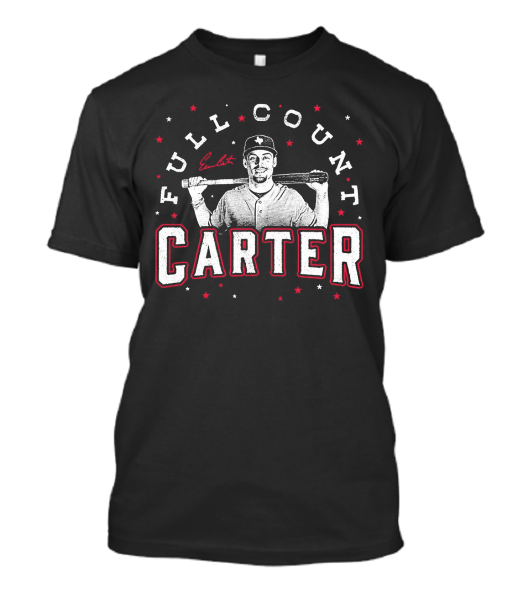 Full Count Evan Carter Texas Rangers Baseball T-Shirt