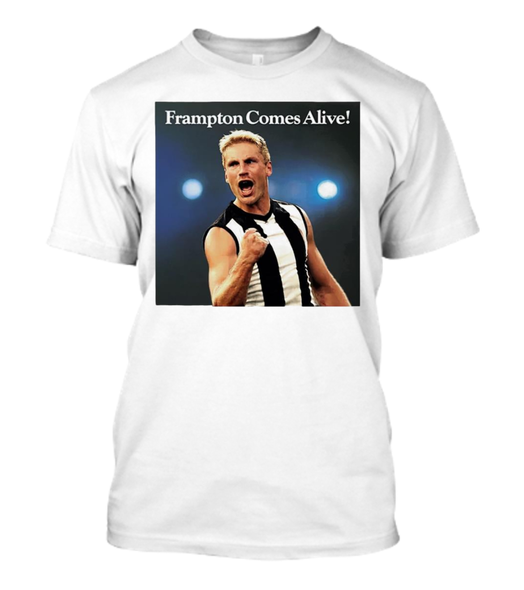 Frampton Comes Alive Collingwood Football Club Tribute Player T-Shirt
