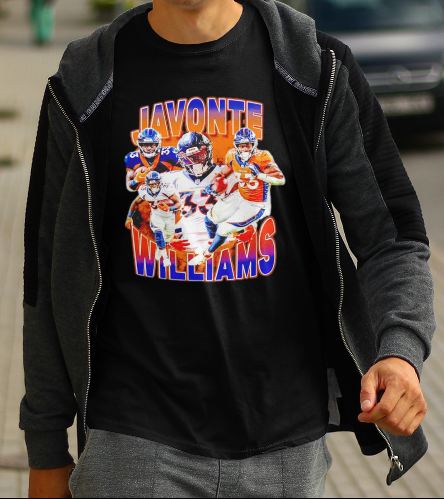 Javonte Williams Denver Broncos Football Vintage NFL Star 33 T-Shirt