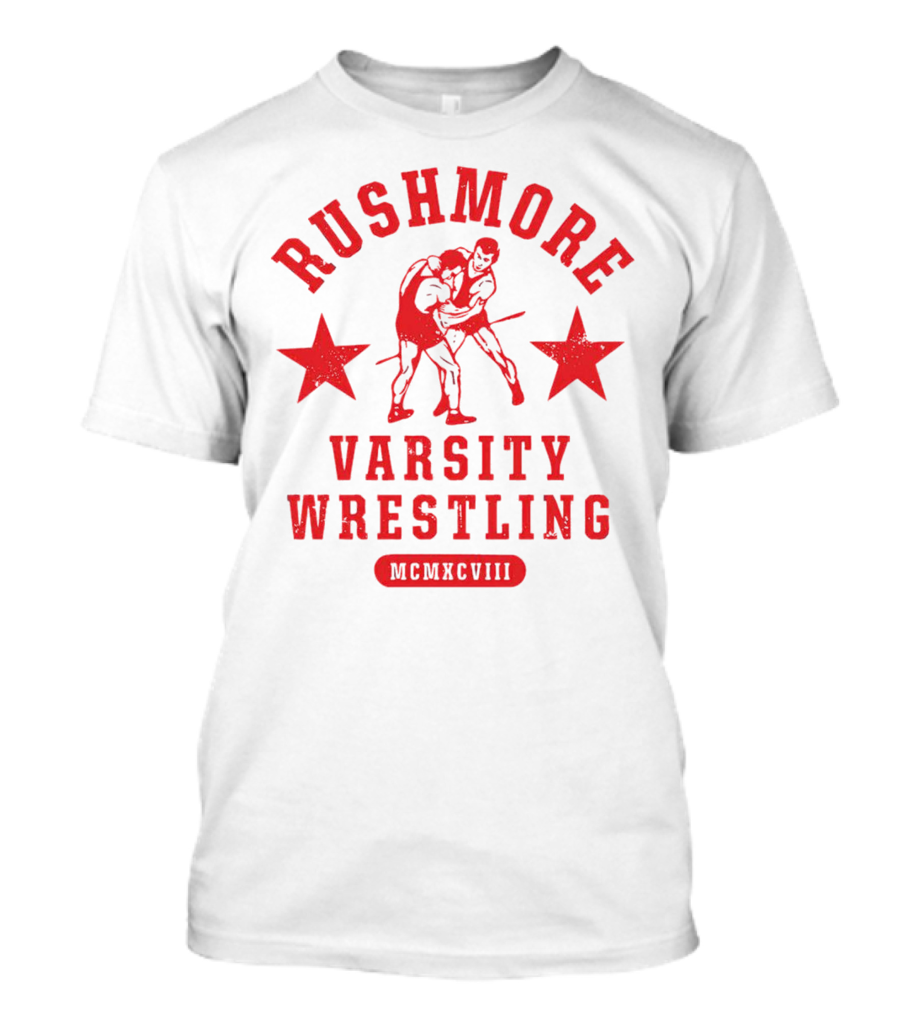 Rushmore Varsity Wrestling MCMXCVIII T-Shirt
