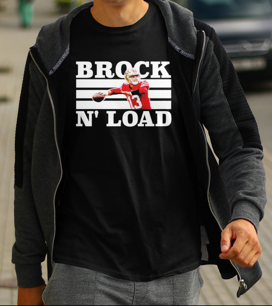 San Francisco 49ers Brock N’ Load Quarterback Football T-Shirt
