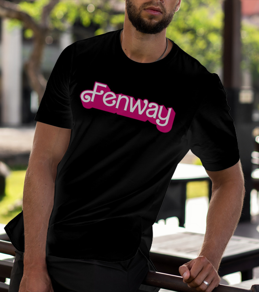Fenway Barbie Vintage Pink Logo结合 T-Shirt