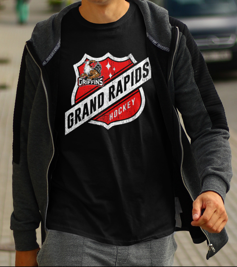Grand Rapids Griffins Hockey Shield T-Shirt