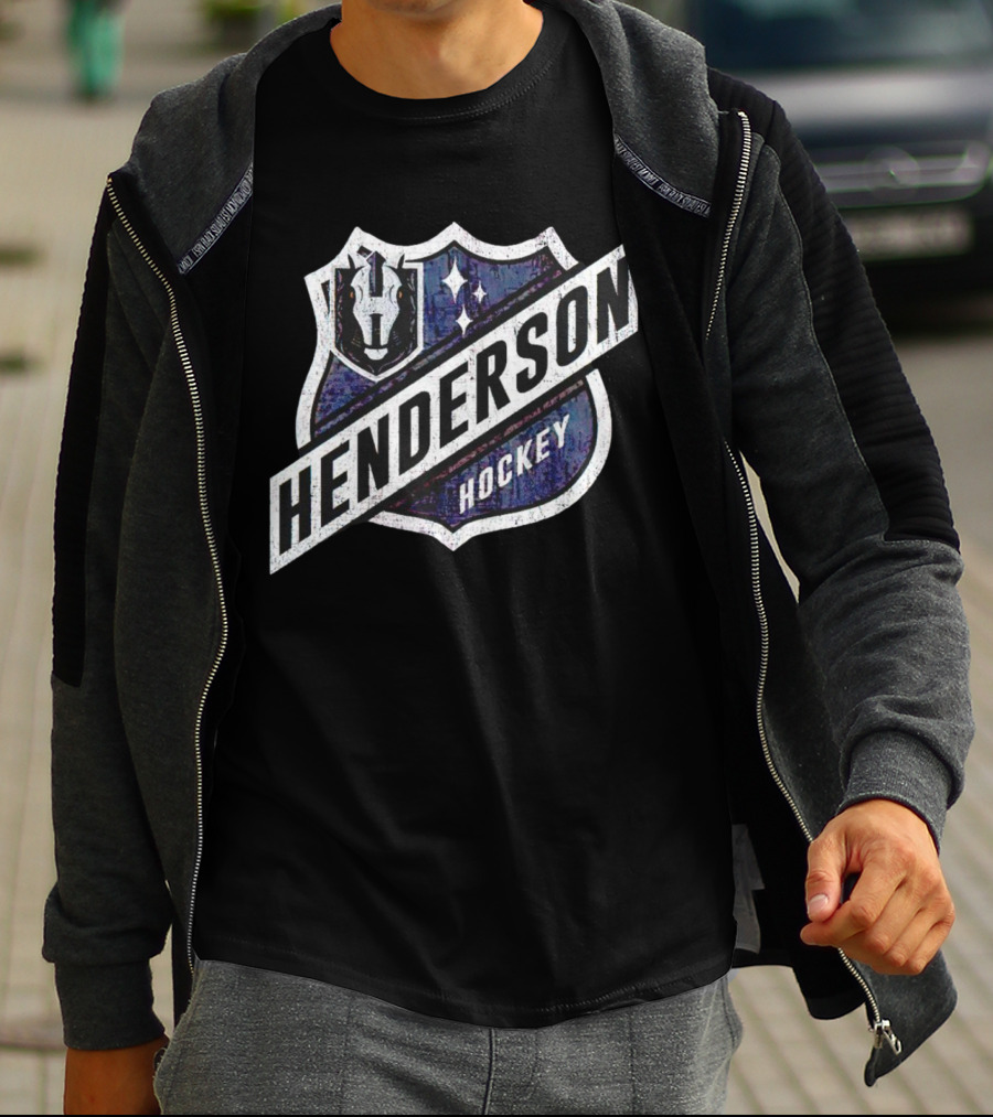 Henderson Hockey Knights Shield Badge T-Shirt
